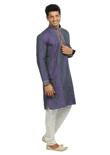 Violet colour kurta online pajama