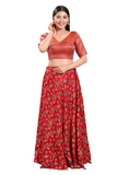 Redwood Radiance Lehenga Set With Dupatta –SNT-LV0021