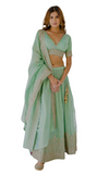 Modern Mint Majesty Lehenga Set – SNT-LV007