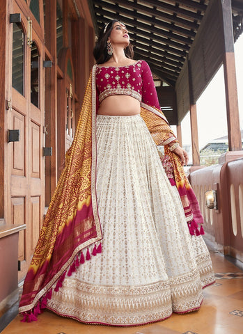 Bridal Lehengas Tagged Color White Saris and Things