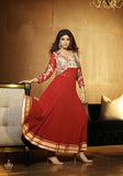 Gorgeous Long Royal Red Anarkali by Shilpa Shetty (6007)