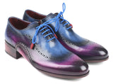 Paul Parkman Opanka Construction Blue & Purple Oxfords Shoes (ID#726-BLU-PUR) Size 12-12.5 D(M) US