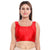 Lovely Stone Work Designer Indian Traditional Red Round Neck Saree Blouse Choli (CO-202NS-Red)