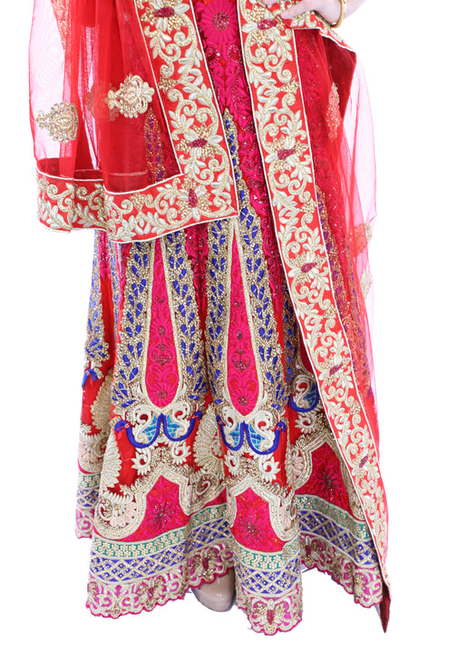 Heavily Embroidered Lehenga Skirt