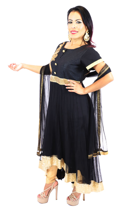 Black Anarkali Rent or Buy