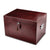 Lux by Jere Cherry Poplar Veneer Matte Finish Locking Memorial Box